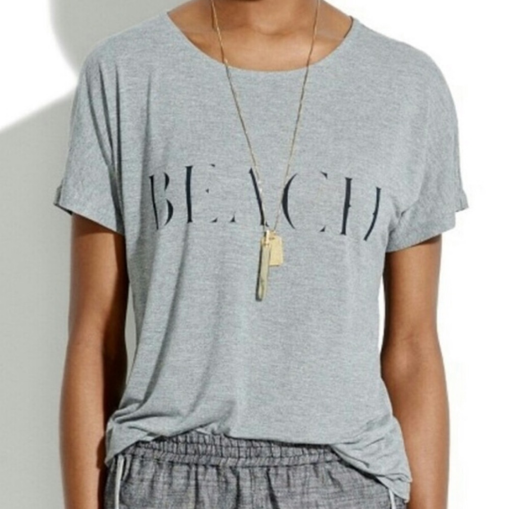 Grey beach shirt